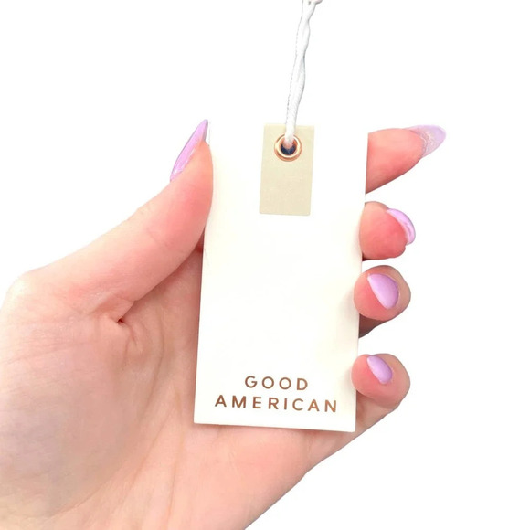 Good American Good Legs Raw Hem Skinny Jeans In Blue653 Plus Size 24 - Picture 10 of 12